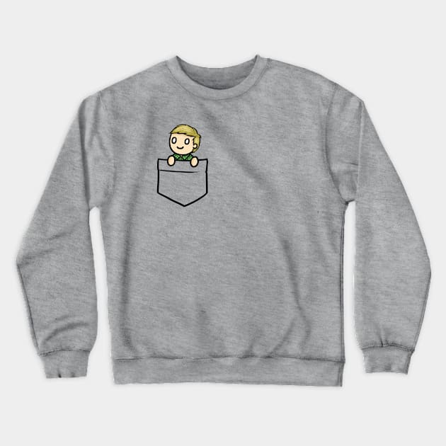 Pocket John Crewneck Sweatshirt by AshAroha